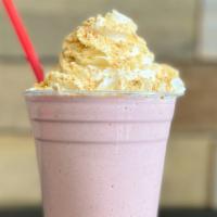 Strawberry Cheesecake Smoothie · Handcrafted smoothie that tastes just like a strawberry cheesecake.