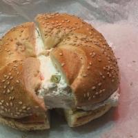 Bagel With Flavored Tofu · 