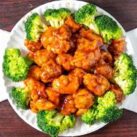 General Tso'S Shrimp · Hot and spicy. Served with white rice.