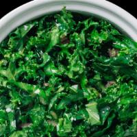 Lemon Kale · Fresh kale with lemon juice and olive oil