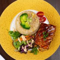 Ts 1 Grilled Honey Chicken With Fried Rice · 