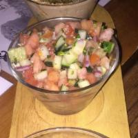 Ocd Chopped Salad Small · Cucumber, tomato, red onion, mint, parsley, carrots, olive oil, e lemon vinaigrette