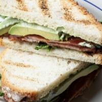 Bacon Sandwich · Bacon, Avocado, Watercress, Tomato, and Herb Mayonnaise on Toast