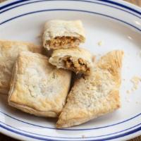 Haitian Patty · Baked Puff Pasty with choice of filling