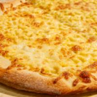 Large Mac & Cheese Pizza · Mozzarella Cheese, Mac & Cheese