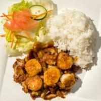 Chicken & Shrimp Teriyaki · 