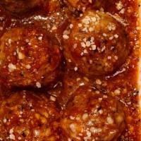 Beef Meatballs (8Pc) · Served with marinara sauce
