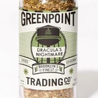 Draculas Nightmare (Salt-Free Garlic & Herb Seasoning) · Ingredients: Sesame seeds, garlic, onion, oregano, basil, celery seeds, marjoram, paprika, a...