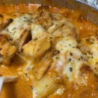 Baked Stuffed Shells · Includes bread.