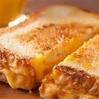 Grilled Cheese · Your Choice of Cheese between two slices of bread, and is then heated until the bread browns...