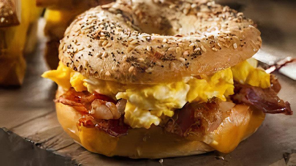 Eggs With Meat · Eggs w/Any Choice of Deli Meat Served on On Roll ,Bagel or Sliced Bread.