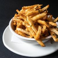 Old Bay Fries · Cocktail sauce