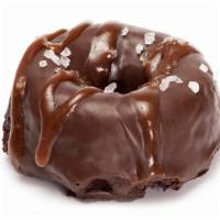 Chocolate Salted Caramel · Salted caramel chocolate base topped with rich chocolate glaze, drizzled with chewy caramel ...
