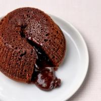 Chocolate Lava Cake · Moist chocolate cake with a heart of creamy rich chocolate.