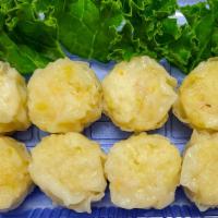 Shumai Appetizer · Eight pieces. Fried shrimp dumplings.