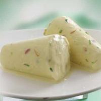 Kulfi · Home made pistachio ice cream.