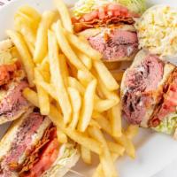 Roast Beef And Bacon Club · With lettuce, tomato and mayo