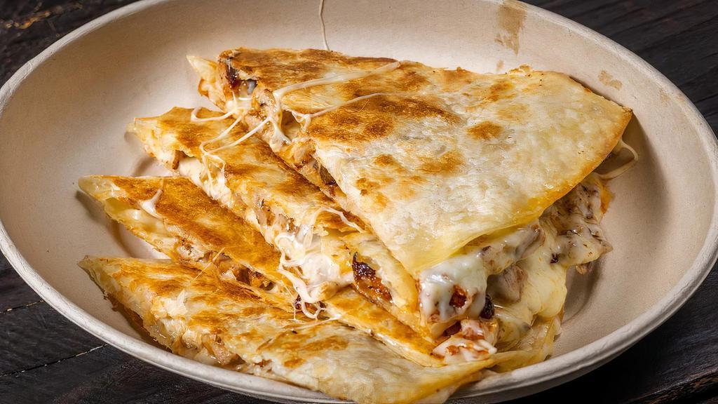 Shredded Chicken Quesadilla · 