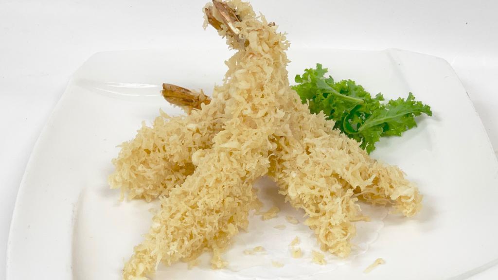 Shrimp Tempura (D) · Deep Fried Shrimp (tempura style) 8 pcs