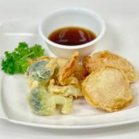 Vegetable Tempura (D) · deep fried assorted vegetables (tempura style)