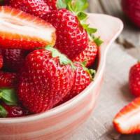Strawberries · Fresh strawberries.