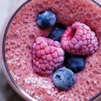 Super Berry · Cranberry juice, strawberries, raspberries, and blueberries.