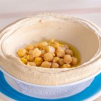 Hummus · Chickpeas, Tahini, Olive Oil,
Garlic, Fresh Lemon