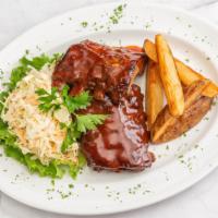 Connolly’S Signature Bbq Ribs · Full rack, fall off the bone, coleslaw.