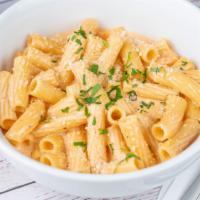 Rigatoni Vodka · Homemade vodka sauce.