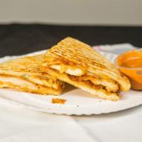 Boom Boom Panini · Chicken Cutlet, Pepper Jack Cheese and Chipotle Dressing.