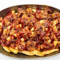 Pulled Pork Fries · Slow smoked BBQ pulled pork