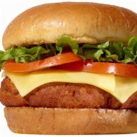 Chickpea Burger · Our house-made Chickpea Burger is both exotic, and healthy with brown rice and modestly spic...