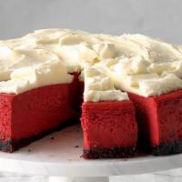 Red Velvet Cheesecake · Red velvet New York cheesecake dipped in Ghirardelli milk 
chocolate rolled in red velvet ta...
