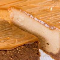 Dulce De Leche Cheesecake · A cookie crust holds a velvety dulce de leche cheesecake, topped with dulce de leche mousse ...