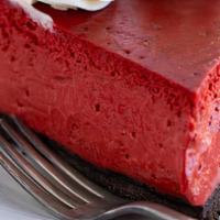 Red Velvet Cheesecake · Red velvet new york cheesecake dipped in ghirardelli milk chocolate rolled in red velvet tas...
