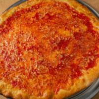 Plain Pizza 14 Inch ( Trenton Tomato Pie ) · Tomato and cheese.