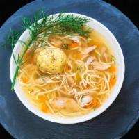 Traditional Chicken Soup · The classic cure-all blend of chicken, celery, and carrots.