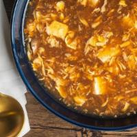 Hot And Sour Soup · Healthy and busting with authentic Chinese flavor.. Tangy and soy sauce-based with eggs, tof...