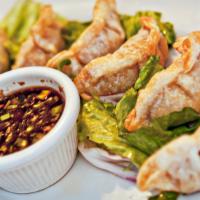 Chicken Pot Stickers · Lightly fried with soy ginger sauce.