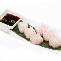 Crystal Shrimp Dumpling With Dumpling Sauce · Six.