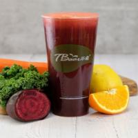 Just Beet It · Kale juice, beet juice, carrot juice, orange juice, and lemon juice.

*All of our fresh juic...
