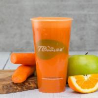 Vitamin 123 Juice · Carrot, orange and apple.