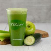 Daily Cleanse Juice · Cucumber, apple, celery and honey.