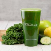 Ginger Fun Juice · Kale, cucumber, apple, lemon and ginger.