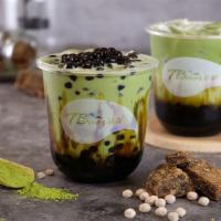 Medium Brown Sugar Bubble Matcha Tea · New!