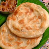 Parotta · Delicious south indian fluffy bread served with veg curry and potato masala.