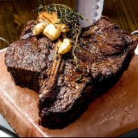 34 Oz Dry Aged Porterhouse For 2 · *Salt-Aging Brick Beef is a patented dry-aging process using Himalayan pink salt by Chef Dav...