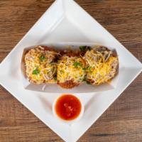 Fried Mac Balls · Our Instagram Famous Fried Mac & Cheese Balls. Three handmade fried Mac and Cheese balls smo...