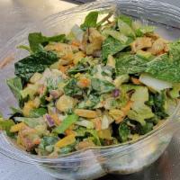 Tuna Salad · toppings: Spinach,romain lettuce , Chicken,mix cheese,corn,red onions,tomato, boiled eggs,sw...