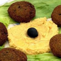 Falafel · Vegan. Organic, Made from scratch, fried to perfection.